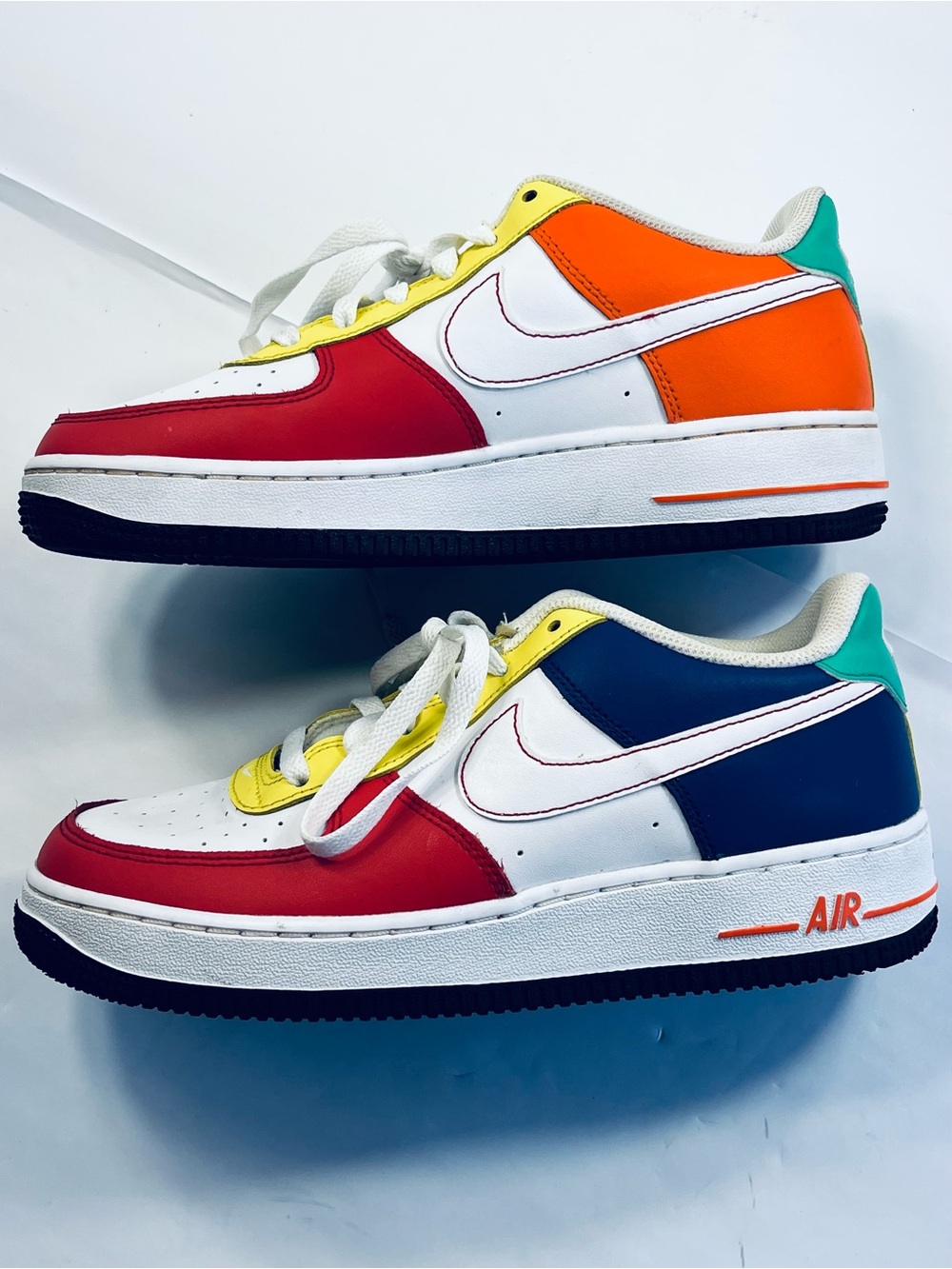 Nike Air Force 1 Low GS Multi Color #FN6980-657 Youth :6.5Y Sneakers